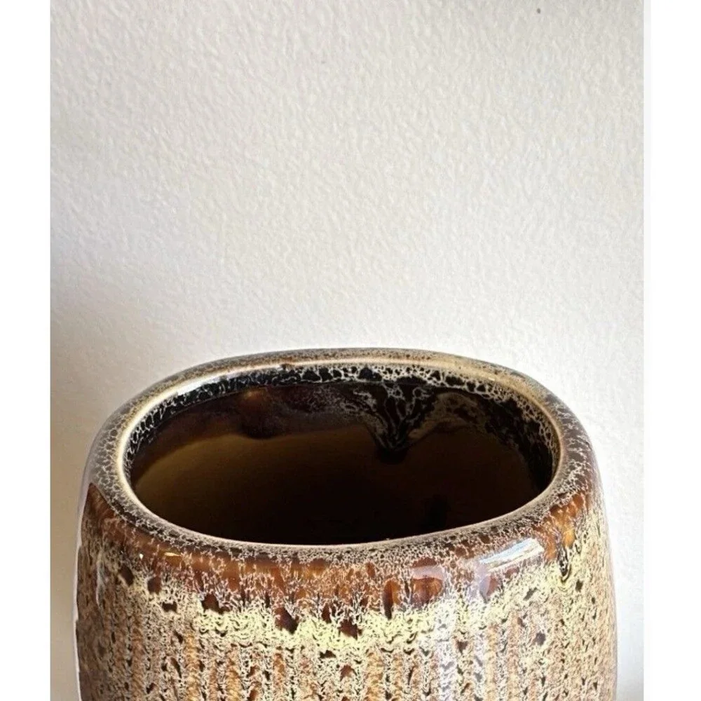 Jaron Artisan handmade BOMBAY Ceramic Vase Rope Large 18” H